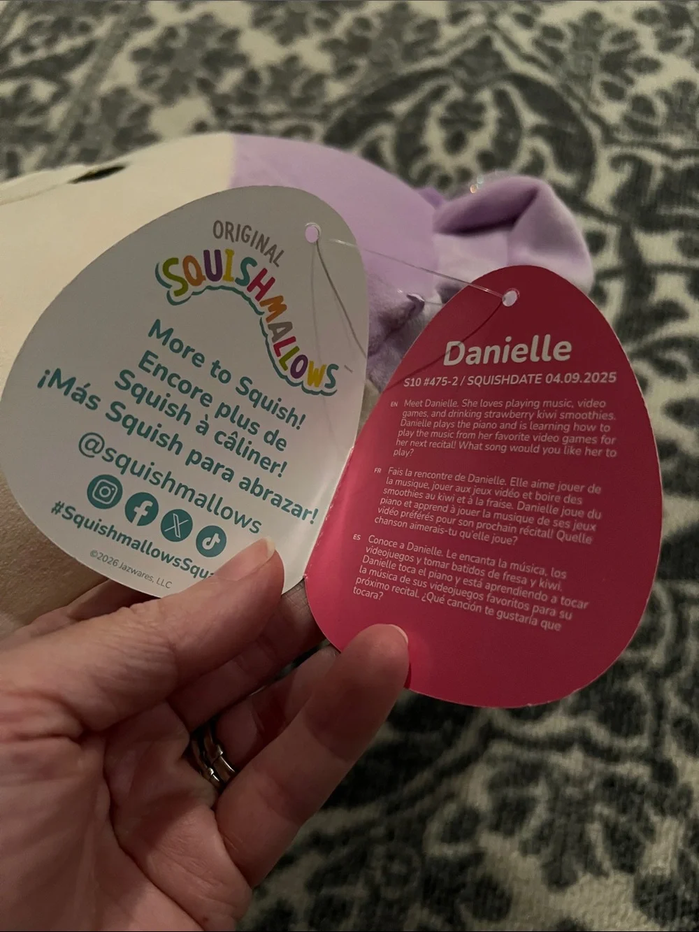 Danielle Squishmallows Plushie